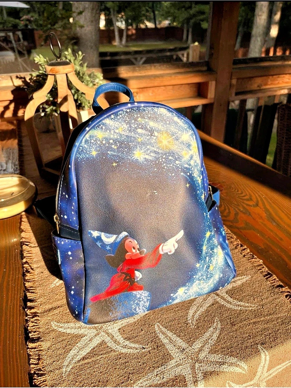 Disney Loungefly Mickey Mouse backpack Galaxy Blue the sorcerer’s apprentice 202